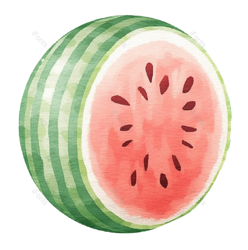 西瓜图片,元素元素,清新PNG,夏天免抠素材